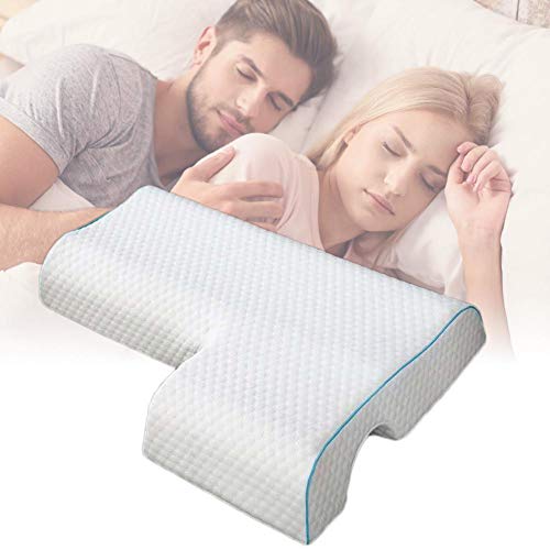 Fashionapple Memory-Foam-Kissen Zum Schlafen, Paarkissen, Armkissen, Atmungsaktives Gewölbtes Kuschelkissen, Slow Rebound-Druckkissen Für Armlehnen-Lordosenstütze (Linker Arm) von Fashionapple