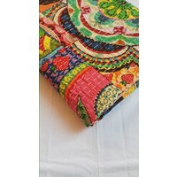 Bettwäsche Quilt Bettüberwurf Weihnachtsbaum Baumwolle Überwurf Handmade Decke Kantha Geschenk Her von FashionmartStore