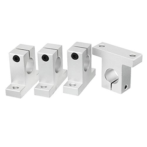 Fasizi 4 Stück SK8 8 mm CNC Linear Motion Kugelgleiteinheiten Schienenunterstützung Führungswelle Lager von Fasizi