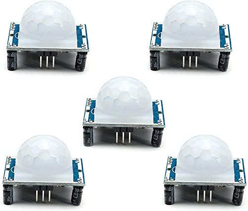 Fasizi 5 stücke Menschliche Sensor Modul Pyroelektrische Infrarot PIR Bewegungsmelder Module von Fasizi