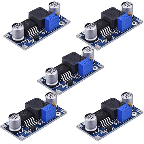 Fasizi XL6009 DC-DC verstellbares 4 A Step-Up-Modul, 3–30 V Eingang auf 5–35 V Ausgangsspannung, Boost-Konverterplatine, 400 kHz Frequenz, 5 Stück Fasizi XL6009 DC-DC verstellbares 4 A Step-Up-Modul, 3–30 V Eingang auf 5–35 V Ausgangsspannung, Boost-Konverterplatine, 400 kHz Frequenz, 5 Stück von Fasizi