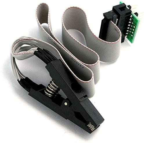 Fasizi EEPROM-Programmierclip für SOP16-Chips, Schwarz, 40 cm Kabel, Clip, ELECTRONIC_CABLE, Elektronische Geräte mit SOP16-Chips, Programmierung von EEPROMs auf Leiterplatten Fasizi EEPROM-Programmierclip für SOP16-Chips, Schwarz, 40 cm Kabel, Clip, ELECTRONIC_CABLE, Elektronische Geräte mit SOP16-Chips, Programmierung von EEPROMs auf Leiterplatten von Fasizi