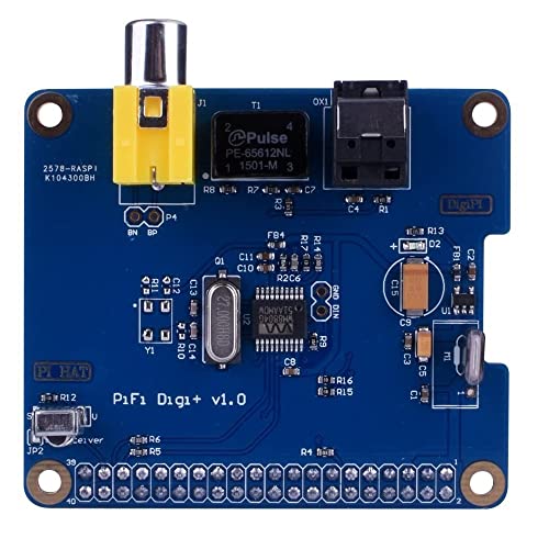 Fasizi HiFi DiGi+ Digitale Soundkarte I2S SPDIF optische Faser RCA für Raspberry Pi 3 2 Modell B B+ Fasizi HiFi DiGi+ Digitale Soundkarte I2S SPDIF optische Faser RCA für Raspberry Pi 3 2 Modell B B+ von Fasizi
