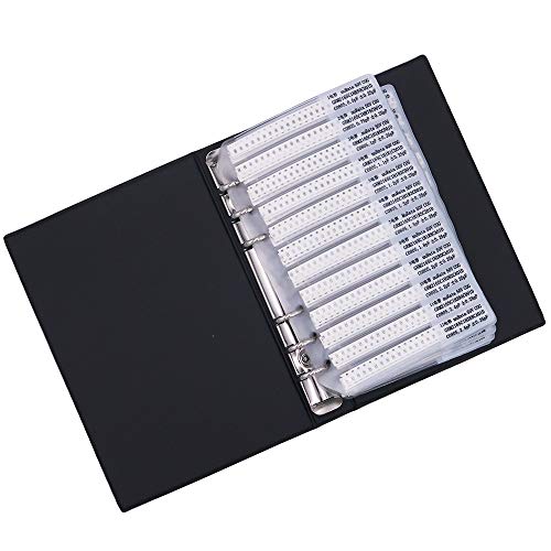 Fasizi Kondensator 0805 (0,5pF-10uF) 92 Wert x 50 Stück = 4600 SMD SMT Kondensator Combo Probebuch Kit von Fasizi