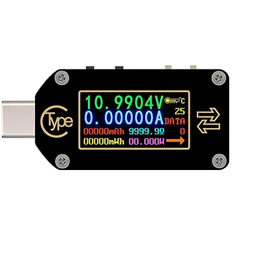 Fasizi TC66 Typ-C PD-Trigger USB-Spannungsamperemeter Kapazitätsmesser 2-Wege-Messung Ladegerät Akku APP PC USB-Tester von Fasizi