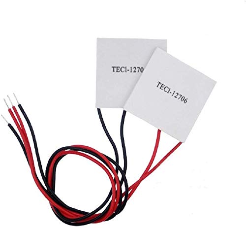 Fasizi TEC1-12706 Thermoelektrische Kühlerplatte für Peltier-Kühlschränke, 40 x 40 mm, 2 Stück von Fasizi