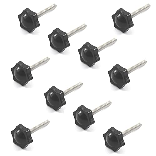 10 Stück M8 x 20 mm Edelstahlgewinde Ersatz-Stern-Handknauf Anziehen Rändelschraube Handfestziehknopf Schraube 10 Stück M8 x 20 mm Edelstahlgewinde Ersatz-Stern-Handknauf Anziehen Rändelschraube Handfestziehknopf Schraube von Faspiroty