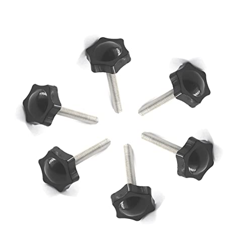20 Stück Edelstahl M6 x 20 mm Gewinde Ersatz Stern Handknauf Anziehen Rändelschraube Hand Anziehen Knauf Schraube 20 Stück Edelstahl M6 x 20 mm Gewinde Ersatz Stern Handknauf Anziehen Rändelschraube Hand Anziehen Knauf Schraube von Faspiroty