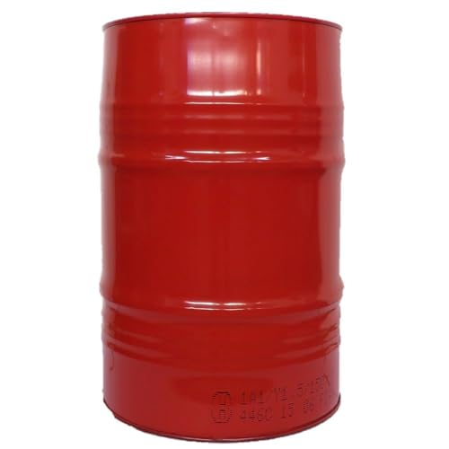 60 Liter Blechfass Stahlfass Fass Garagenfass Ölfass NEU Farbe: ROT von Fass