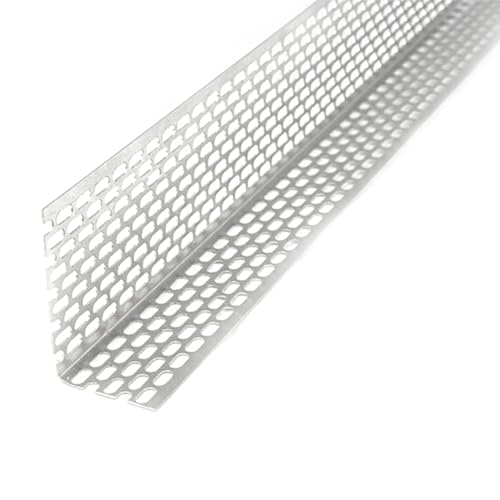 Fassadenprofile Lüftungswinkel Alu, Lüftungsprofil 30x40mm, 20 Stück Silber Optimale Fassaden- und Dachbelüftung, geeignet zur Vogelabwehr, Traufgitter von Fassadenprofile