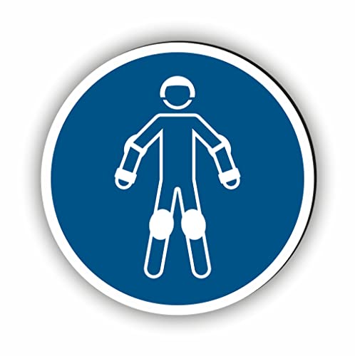 Gebotszeichen nach DIN EN ISO 7010 - Schutzausrüstung für Rollsport benutzen Gebotsschild ist als Sicherheitszeichen in jedem Betrieb unerlässlich (M049) von Fassbender-Druck Warnzeichen