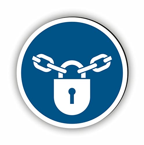 Gebotszeichen nach DIN EN ISO 7010 - Unser Verschlossen halten Gebotsschild ist als Sicherheitszeichen in jedem Betrieb unerlässlich (M028) von Fassbender-Druck Warnzeichen