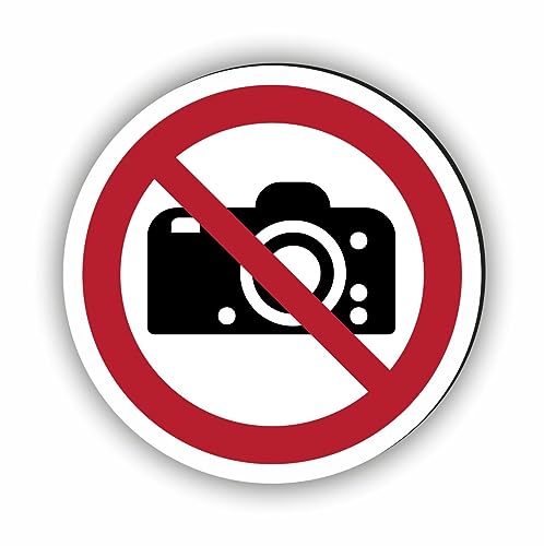 Verbotszeichen/Verbotsschild Fotografieren verboten (P029) - zum markieren von Verbotszonen nach DIN EN ISO 7010 von Fassbender-Druck Warnzeichen