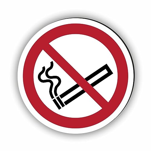Verbotszeichen/Verbotsschild Rauchen verboten (P002) - zum markieren von Verbotszonen nach DIN EN ISO 7010 von Fassbender-Druck Warnzeichen