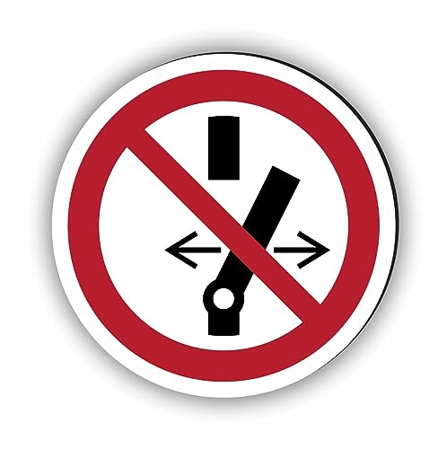 Verbotszeichen/Verbotsschild Schalten verboten (P031) - zum markieren von Verbotszonen nach DIN EN ISO 7010 von Fassbender-Druck Warnzeichen
