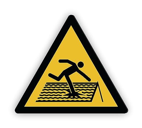 Warnzeichen (W036) Warnung vor nicht durchtrittsicherem Dach - Dreieckiges Warnschild - Signalgelb (RAL 1003) nach DIN EN ISO 7010 von Fassbender-Druck Warnzeichen