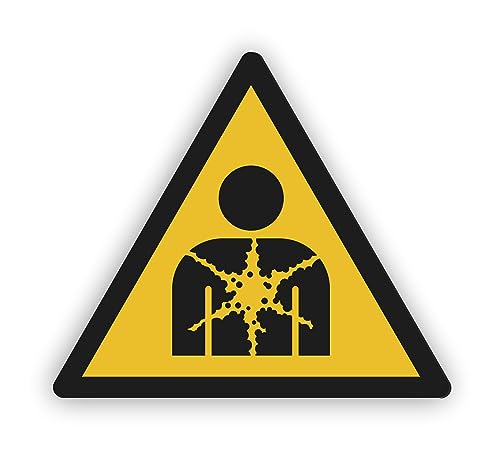 Warnzeichen (W071) Warnung vor gesundheitsgefährdenden Stoffen oder Gemischen - Dreieckiges Warnschild - Signalgelb (RAL 1003) nach DIN EN ISO 7010 von Fassbender-Druck Warnzeichen