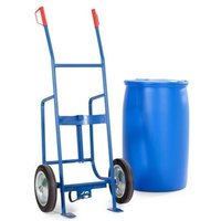 Fasskarre FKH, für 1x 200-/220-Liter-Fass, Vollgummi-Bereifung, elektrisch leitfähig von Denios