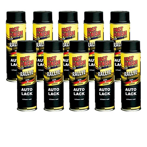 10x 500ml FAST FINISH RALLYE SCHWARZ MATT AUTOLACK SPAYDOSE TUNING 31700310 10x 500ml FAST FINISH RALLYE SCHWARZ MATT AUTOLACK SPAYDOSE TUNING 31700310 von Fast Finish