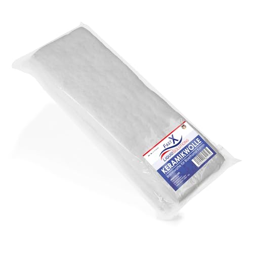 FAST X® Premium Keramikwolle für Bioethanol Kamine - 2er Set, Langlebiger Keramikschwamm, Verbesserte Brenneffizienz & Sicherheit, Für Gel- & Ethanol-Brenner von Fast X