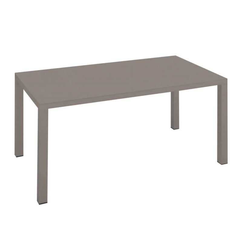 Fast - Easy Gartentisch 157x90cm - taupe/Aluminium von Fast