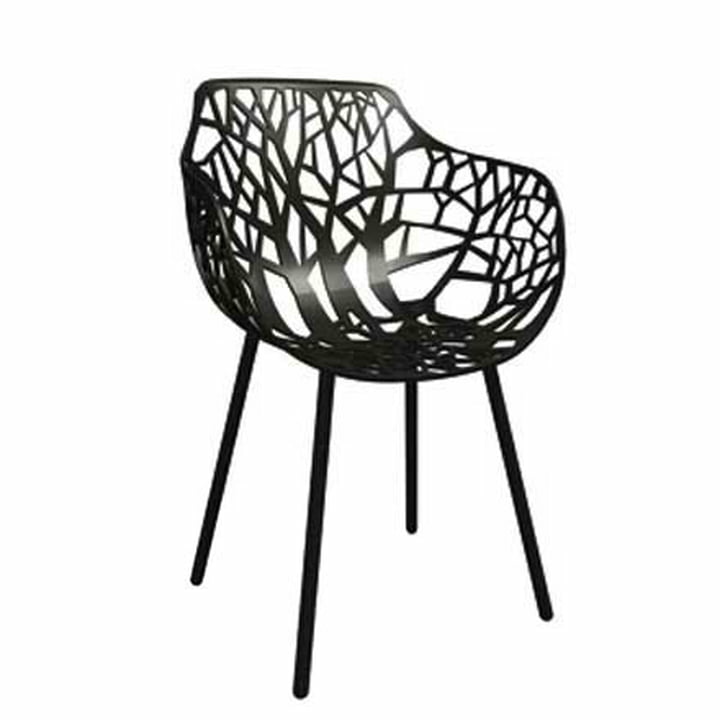 Fast Forest Armlehnstuhl Outdoorstuhl Stuhl Gartenstuhl Schwarz Siehe Text B-Ware von Fast