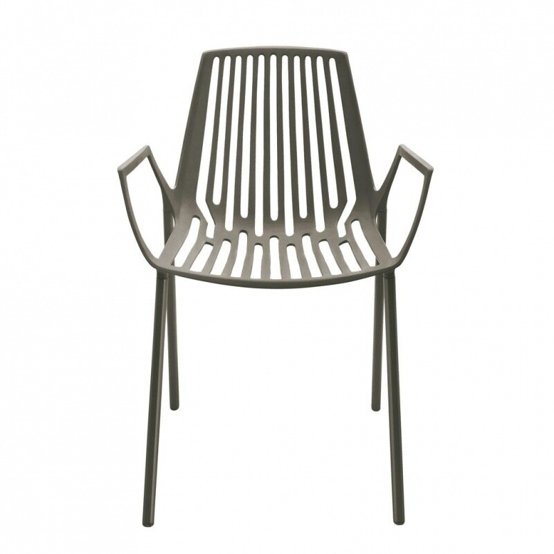 Fast Rion Gartenarmlehnstuhl Grau Metalic Pulverbeschichtet 55x79x54cm Stuhl B-Ware Fast Rion Gartenarmlehnstuhl Grau Metalic Pulverbeschichtet 55x79x54cm Stuhl B-Ware von Fast