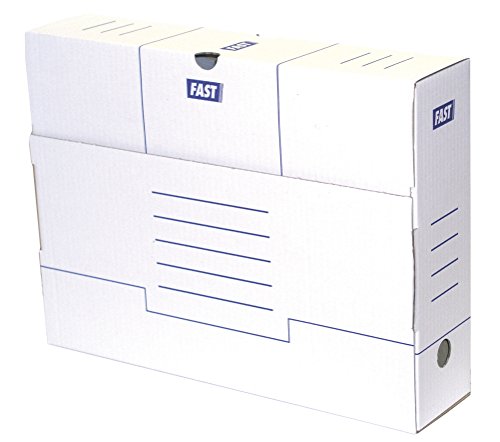 Fast Set 10 Boxen Archive Manuelle DOS 10 cm 31X44 weiß/blau von Fast