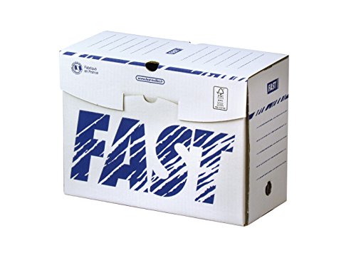 Fast Set Ablagebox Manuelle 25 Stück Dos 15 cm weiß/blau von Fast