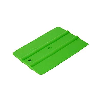 Uzlex WRAP " SIMPLE SQUEEGEE" 4", 100 x 75 mm, in different hardness: 80,75,70,60,50,35,30 and Colours, ideal fo Wrapping. Tinting, Sign etc. (2, Green - Hardness: 30) von Fast