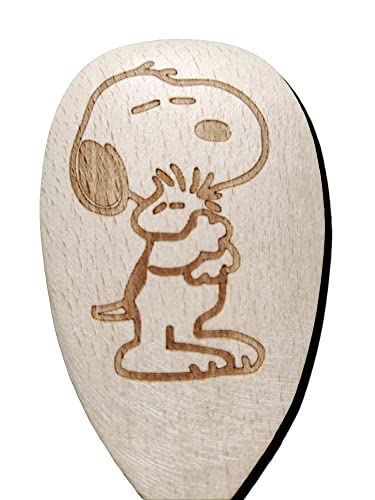 Charlie Brown Snoopy Woodstock inspirierter Holz-Backlöffel Holz Kochen Bäcker Geschenk Fan (Snoopy Woodstock) von FastCraft