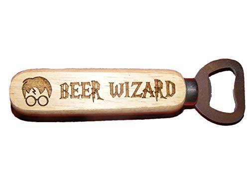 FastCraft Flaschenöffner Harry Potter inspiriert Bier-Zauberer Holzfächer Geschenk von FastCraft