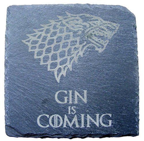 Untersetzer "Gin is Coming" Game of Thrones, 2er-Set von FastCraft