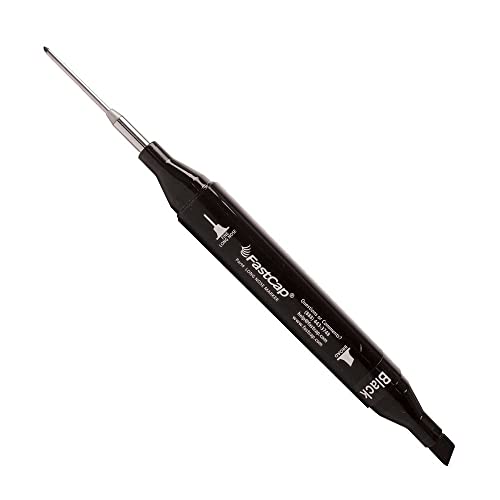 FastCap Long Nosed Pattern Chisel Tip Black Marker with 1-1/8-inch Reach von Fastcap