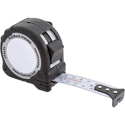 Fastcap PMMR-FLAT16 Flatback 16 PMMR ProCarpenter, Rollmaßband, ca. 5 m (16 Fuß), mit metrischer Skala zweifache Maßeinteilung von rechts oder links lesbar (PMMR) von Fastcap