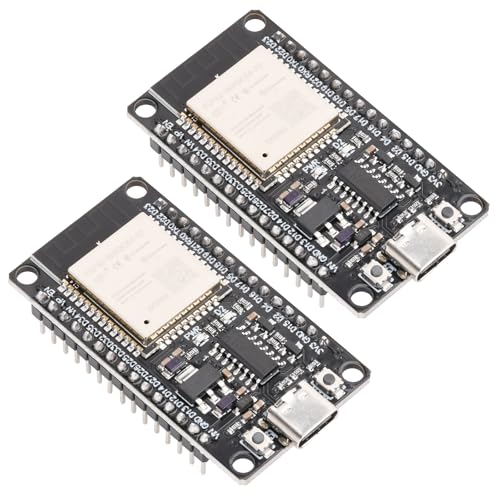 Fastsaw 2 Stück ESP32-Entwicklungsboard ESP-for WROOM-32 CH340C USB-C-Schnittstelle 30-poliger Lötstift LWIP-Protokoll ESP-32S, unterstützt integrierte Freertos TLS 1.2 150 Mbit/s-Version Fastsaw 2 Stück ESP32-Entwicklungsboard ESP-for WROOM-32 CH340C USB-C-Schnittstelle 30-poliger Lötstift LWIP-Protokoll ESP-32S, unterstützt integrierte Freertos TLS 1.2 150 Mbit/s-Version von Fastsaw