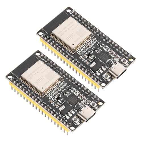 2 Stück ESP32-Entwicklungsboard ESP-for WROOM-32 CP2102 USB-C-Schnittstelle 38-poliger Lötstift LWIP-Protokoll ESP-32S, unterstützt integrierte Freertos TLS 1.2 150 Mbit/s-Version 2 Stück ESP32-Entwicklungsboard ESP-for WROOM-32 CP2102 USB-C-Schnittstelle 38-poliger Lötstift LWIP-Protokoll ESP-32S, unterstützt integrierte Freertos TLS 1.2 150 Mbit/s-Version von Fastsaw