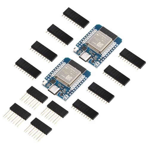 Fastsaw 2 Stück for ESP32NodeMCU-Modulplatine ESP32-for WROOM-32 CH9102 Bluetooth-WLAN-Entwicklungsplatine mit Typ-C-Schnittstelle Fastsaw 2 Stück for ESP32NodeMCU-Modulplatine ESP32-for WROOM-32 CH9102 Bluetooth-WLAN-Entwicklungsplatine mit Typ-C-Schnittstelle von Fastsaw