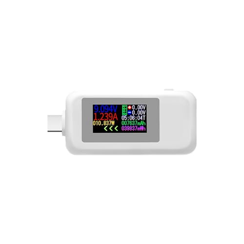 Fastsaw USB C Tester Power Meter,USB C Power Meter,USB C Power Meter,USB-Strommessgerät Leistungsmessgerät USB Tester Spannungsmessgerät Arbeitszeit Ammeter Voltmeter LED Display Fastsaw USB C Tester Power Meter,USB C Power Meter,USB C Power Meter,USB-Strommessgerät Leistungsmessgerät USB Tester Spannungsmessgerät Arbeitszeit Ammeter Voltmeter LED Display von Fastsaw