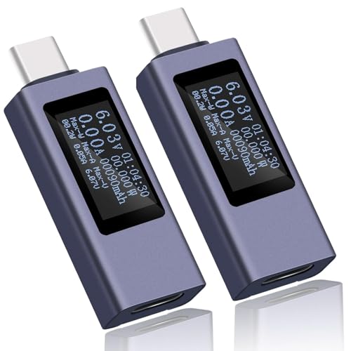 Fastsaw USB Tester 240W USB C Power Meter,USB C Tester Power Meter,USB Strommessgerät USB Leistungsmessgerät Tester Spannungsmessgerät Arbeitszeit Ammeter Voltmeter LED Display Fastsaw USB Tester 240W USB C Power Meter,USB C Tester Power Meter,USB Strommessgerät USB Leistungsmessgerät Tester Spannungsmessgerät Arbeitszeit Ammeter Voltmeter LED Display von Fastsaw