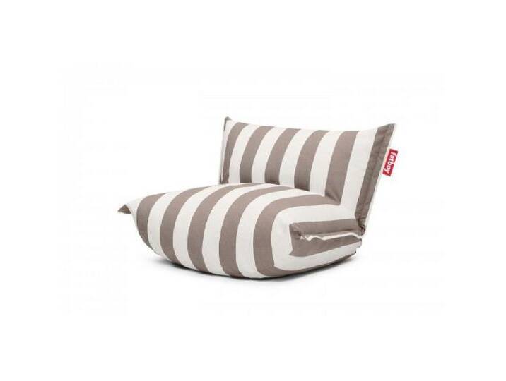 FATBOY Sitzsack The BonBaron Outdoor Stripe Cacao (120 × 120 × 75 cm) von Fatboy