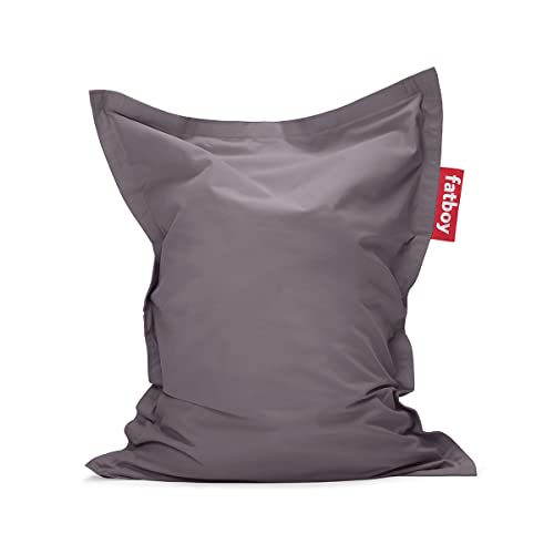 Fatboy® Junior Stonewashed Grey | Original Nylon-Sitzsack | Klassisches Indoor Sitzkissen speziell für Kinder | 130 x 100 cm von Fatboy