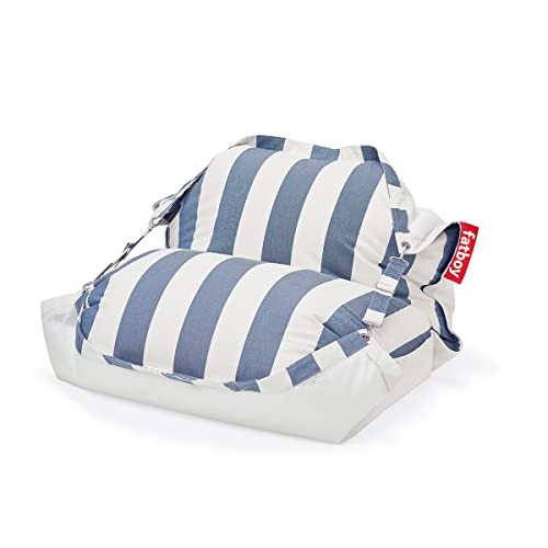 Fatboy® Original Floatzac gestreift, Ozeanblau | Sitzsack für Boden und auf dem Wasser | schnelltrocknend und schwimmend von Fatboy