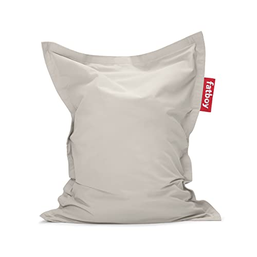 Fatboy® Junior Stonewashed Silbergrau | Original Nylon-Sitzsack | Klassisches Indoor Sitzkissen speziell für Kinder | 130 x 100 cm von Fatboy