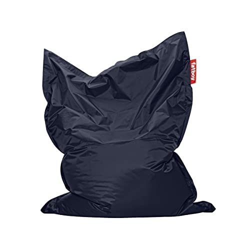 Fatboy® Original Blue Nylon-Sitzsack | Klassischer Indoor Beanbag, Sitzkissen | 180 x 140 cm von Fatboy