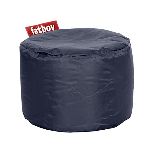 Fatboy® Point Hocker Nylon Blue | Runder Sitzhocker | Trendiger Poef/Fußbank/Beistelltisch | 35 x ø 50 cm von Fatboy