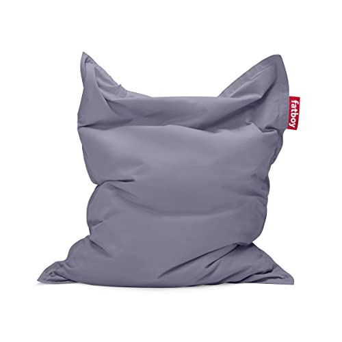 Fatboy Original Stonewashed Sitzsack - Indoor Beanbag aus Baumwolle - Sitzkissen Blue - Für Erwachsene und Kinder - 180 x 140 cm von Fatboy