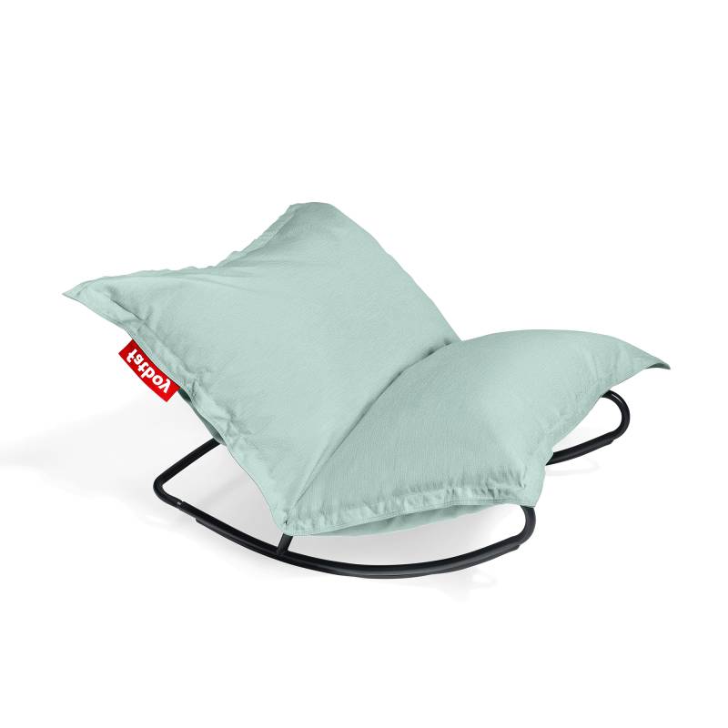 Fatboy - Aktionsset Rock'n Roll + Original Outdoor Sitzsack - seafoam/wasserdicht/8 Gurtbänder Polyester/LxBxH 180x140x71cm/Gestell galvanisiert und.. von Fatboy