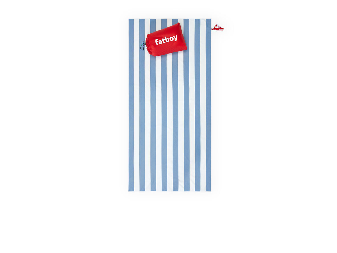 Fatboy - Beach Baggy Beach Towel w/Pillow Wave Blue Fatboy® von Fatboy