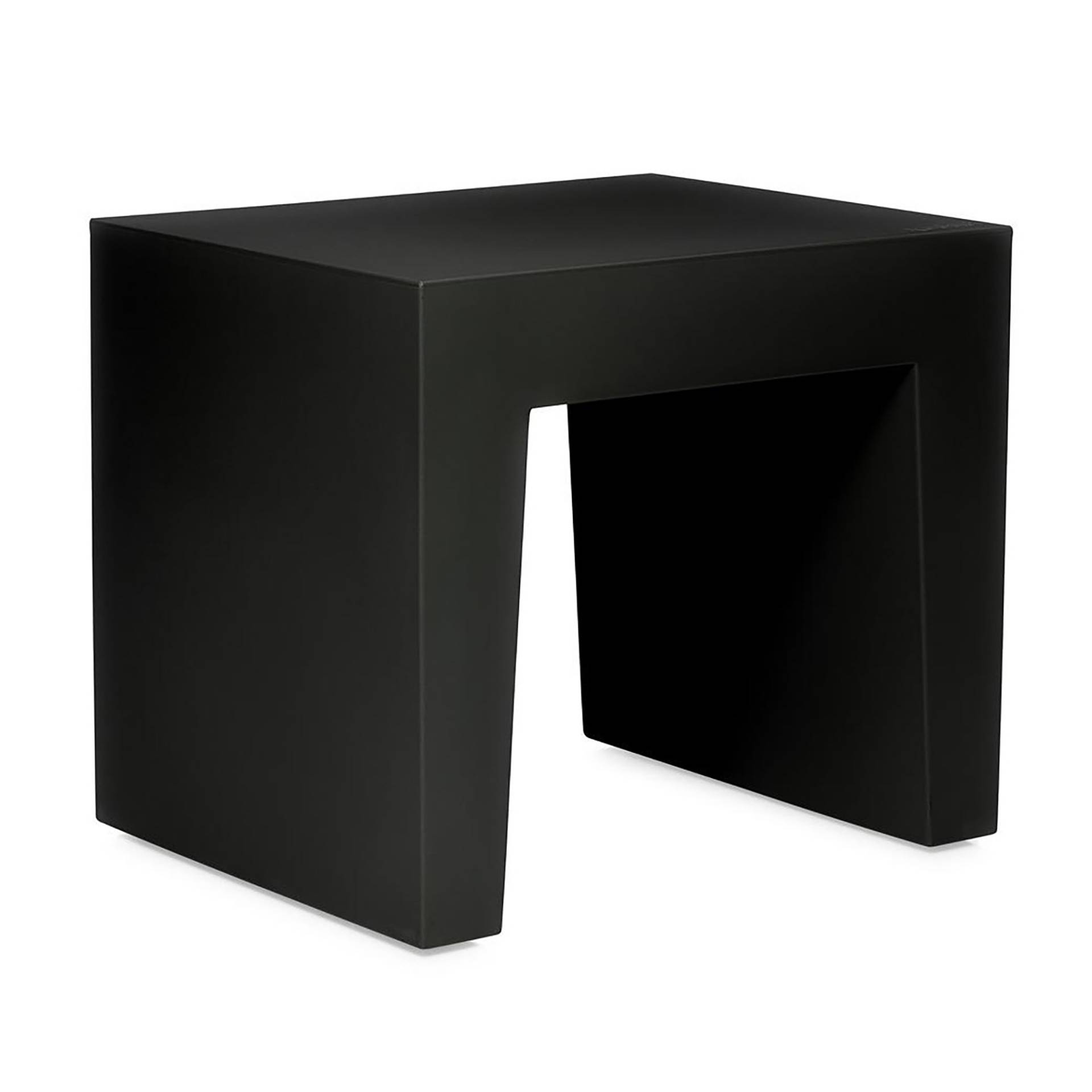 Fatboy - Concrete Seat Recycled Hocker - schwarz/LxBxH 40x50x43cm von Fatboy